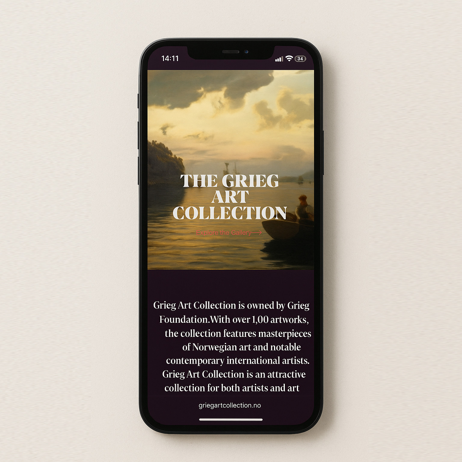 Thegriegartcollection iphone mockup